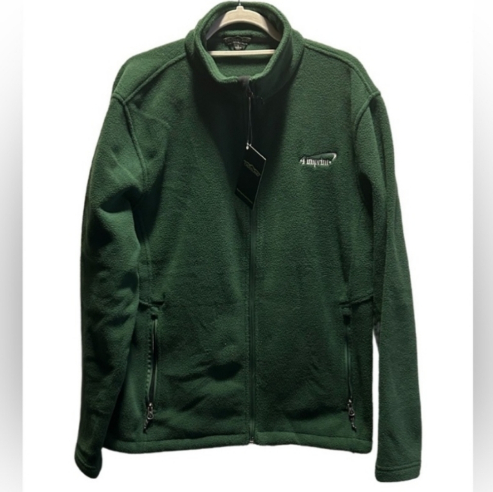 CROSSLAND Green Fleece  Jacket NEW Mens unisex